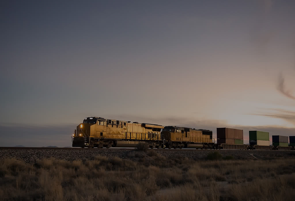 Train at Dusk